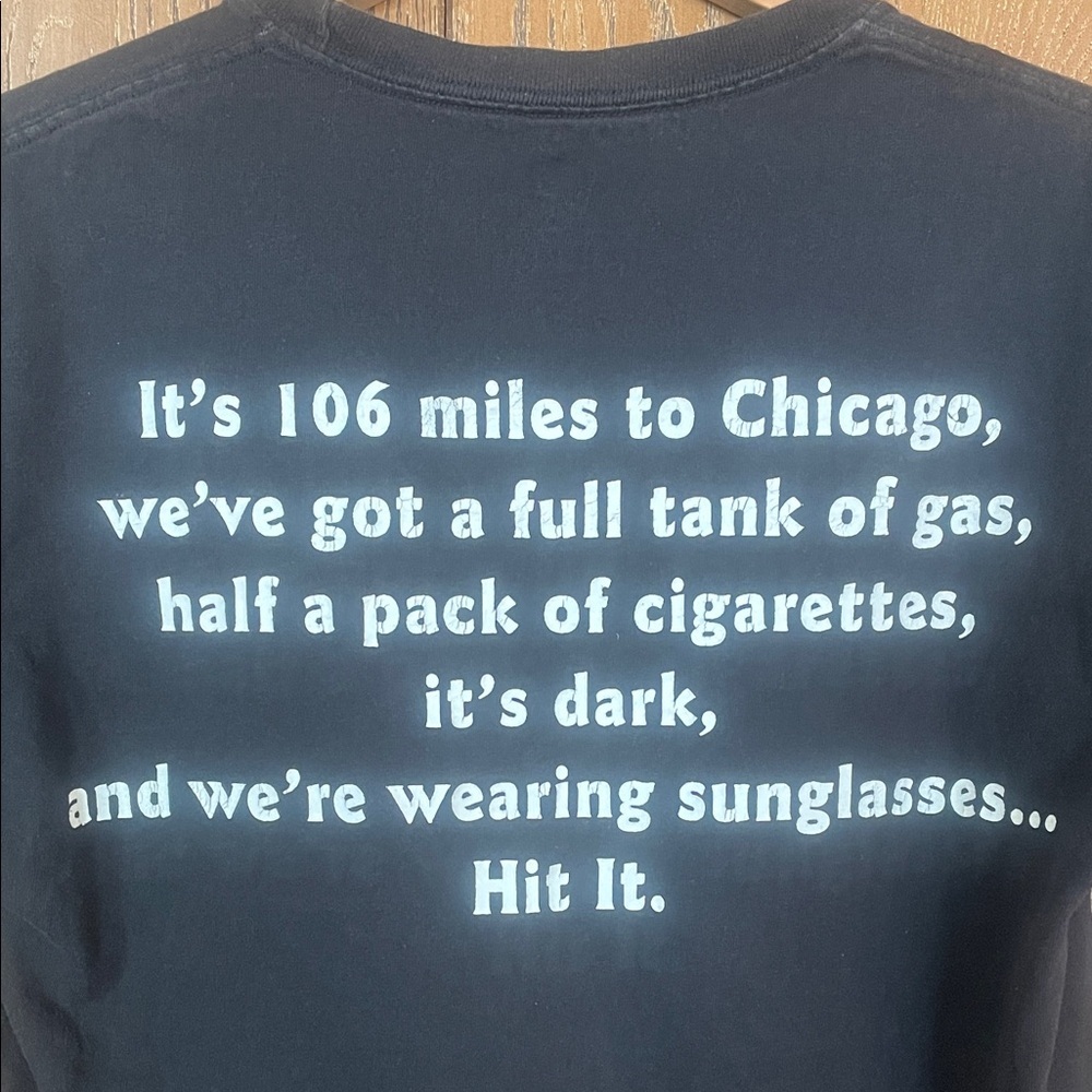 Blues Brothers - Black Graphic T-Shirt - Picture 3 of 3